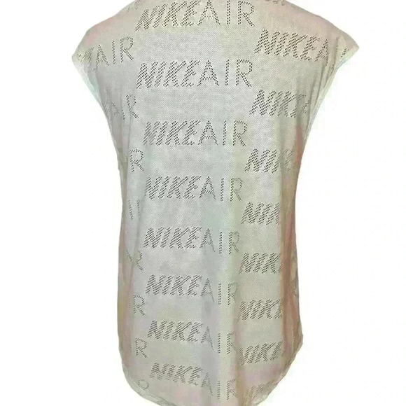 Nike Mesh Mint Pastel Green Logo Tank - Picture 2 of 3